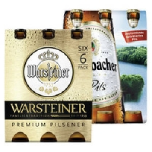Warsteiner Pilsener oder Krombacher Pils 2.99 €