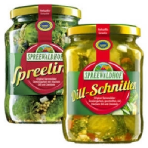 Spreelinge Gewürzgurken oder Dill-Schnitten 1.11 €