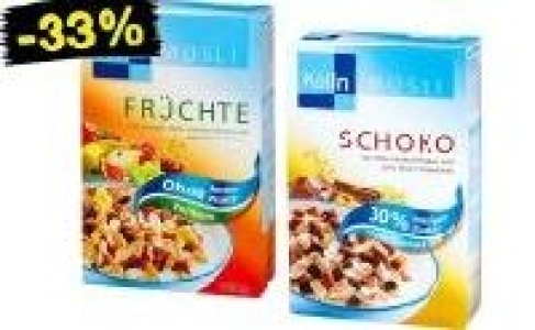 Kölln Müsli 1.99 €