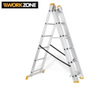 WORKZONE®Alu-Vielzweckleiter, 3-teilig