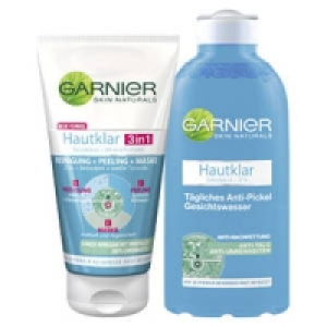 Garnier Hautklar 3in1 Reinigung + Peeling + Maske oder Gesichtswasser 2.99&nbsp;&euro;