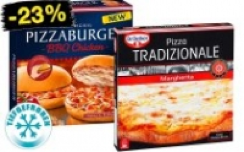 Dr. Oetker Pizzaburger oder Pizza Tradizionale 2.22 €