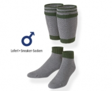 WALDSCHÜTZ Trachten-Strümpfe oder Loferl mit Sneaker-Socken