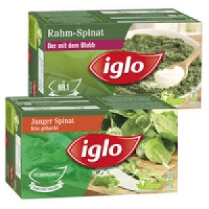 iglo Rahm- oder Junger Spinat 1.11&nbsp;&euro;