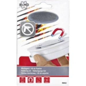 10-Jahres-Rauchmelder inkl. Befestigung zum Befestigen ohne Bohren