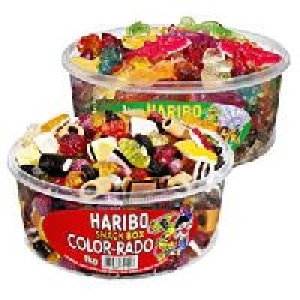 Haribo Fruchtgummi, Lakritz oder Fruity Cocktail 3.39 €