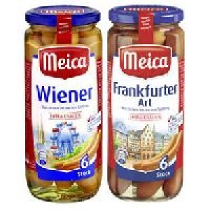 Meica Wiener, Frankfurter Art oder Geflügel-Würstchen 2.49 €