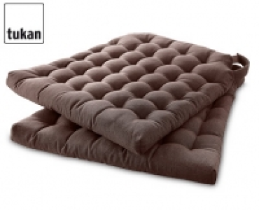 TUKAN&reg;Sitzkissen, 2 St&uuml;ck, gesteppt