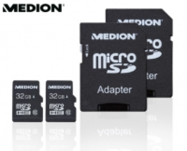 microSDHC-Karten-Set2 x 32 GB MEDION&reg; P89680