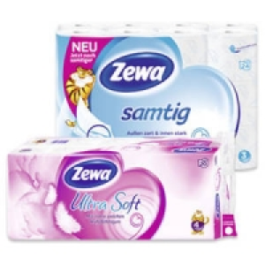 Zewa Ultra Soft Toilettenpapier oder Zewa samtig 7.99&nbsp;&euro;