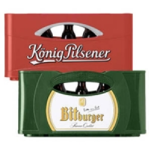 Bitburger Pils Stubbi oder König Pilsener Steinie 8.99 €