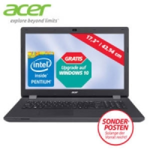 Notebook ES1-711 mit Intel Pentium N3540 Quad-Core (4 x bis zu 2,66 GH