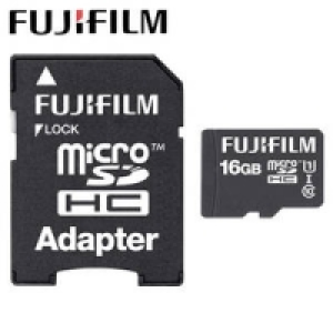 Highspeed-microSDHC-Karte 16 GB mit Adapter