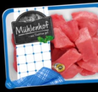 M&Uuml;HLENHOF Frisches Schweine-Gulasch 2.49&nbsp;&euro;