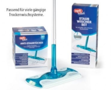 OPTIWISCH&reg;Staubwischer-Set oder 80 Anti-Staubt&uuml;cher