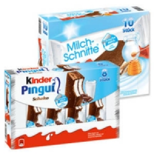 kinder Pinguí oder Milch-Schnitte