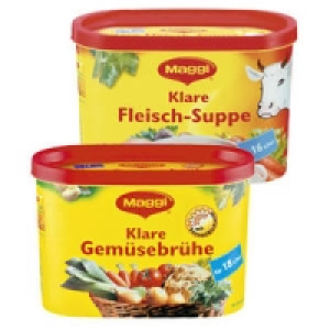 Maggi Gemüsebrühe, Klare Fleisch-Suppe, Klare Brühe oder Klare Hühner-