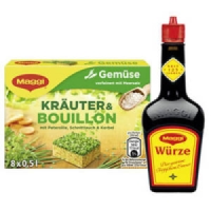Maggi Würze oder Maggi Kräuter & Bouillon