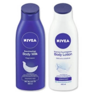 Nivea Express Feuchtigkeits-Lotion oder Reichhaltige Body Milk
