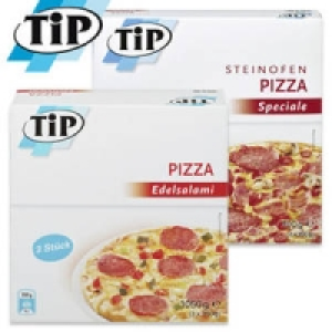 Pizza Salami oder Steinofen Speziale