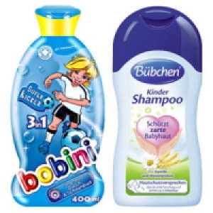 bobini Shampoo & Schaumbad oder Bübchen Baby-Shampoo