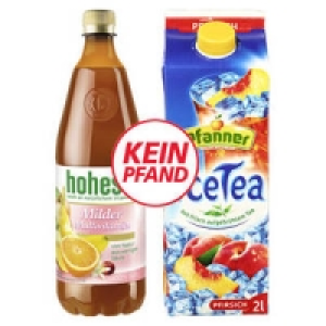 hohes C oder Pfanner Eistee 1.11 €
