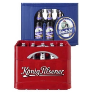 König Pilsener oder Mönchshof Kombikiste