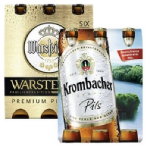 Warsteiner Pilsener oder Krombacher Pils