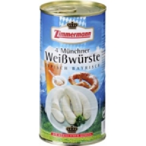 Zimmermann M&uuml;nchener Weisswurst 1.89&nbsp;&euro;