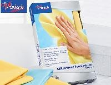 2 Mikrofaser-Fenstert&uuml;cher 3.99&nbsp;&euro;