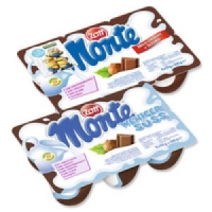 Zott Monte Milch-Dessert + Schoko 0.99 €