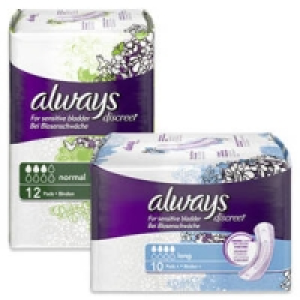 always discreet Binden 2.99&nbsp;&euro;