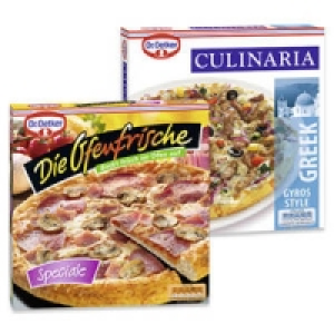 Dr. Oetker Ofenfrische Pizza Speciale oder Culinaria Greek Style 2.22 €