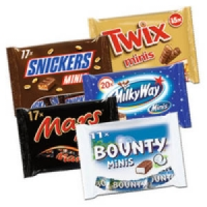 Mars-, Snickers-, Twix-, Bounty- oder MilkyWay Minis 1.99&nbsp;&euro;
