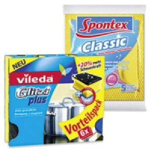 vileda Glitzi plus Topfreiniger oder Spontex Schwammtuch 1.69&nbsp;&euro;