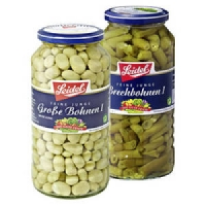 Seidel Gro&szlig;e Bohnen Wei&szlig;e Kerne oder Brechbohnen 0.79&nbsp;&euro;