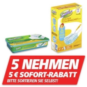 Swiffer Staubmagnet 1 Griff + 3 Tücher, Staubmagnet Nachfüll-Tücher od 1.59 €