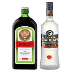 J&auml;germeister oder Russian Standard Vodka 9.99&nbsp;&euro;