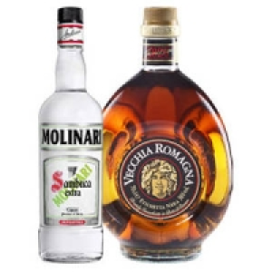 Sambuca Molinari oder Vecchia Romagna 10.99&nbsp;&euro;