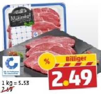 MÜHLENHOF Frische Schweine-Nackensteaks 2.49 €