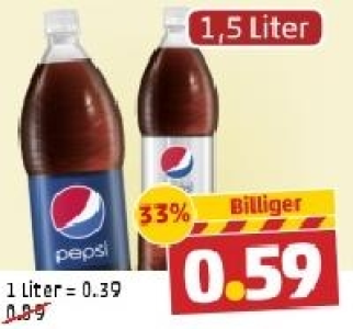 PEPSI, PEPSI light, PEPSI Max oder PEPSI Twist