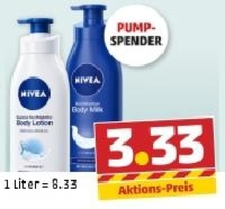 NIVEA Lotion oder Body Milk