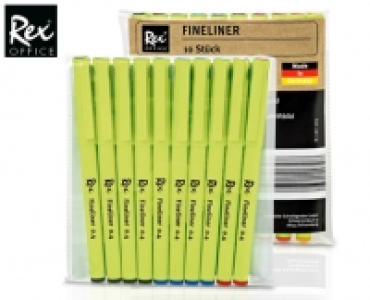 REX&reg; OFFICE Fineliner, 10 St&uuml;ck