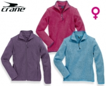 CRANE® Fleeceshirt in Strukturoptik