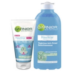 Garnier Hautklar 3in1 Reinigung + Peeling + Maske oder Gesichtswasser 3.49&nbsp;&euro;
