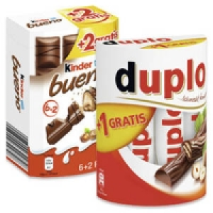 Ferrero duplo, kinder Riegel, hanuta oder kinder bueno 1.49&nbsp;&euro;