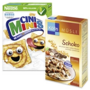 Kölln Müsli oder Nestlé Cerealien 2.22 €