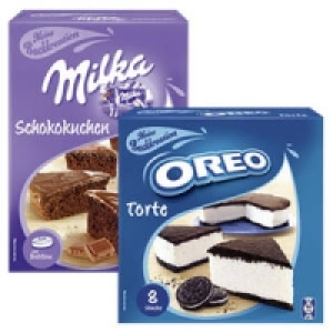 Oreo Torte oder Milka Schokokuchen Backmischung 2.79 €
