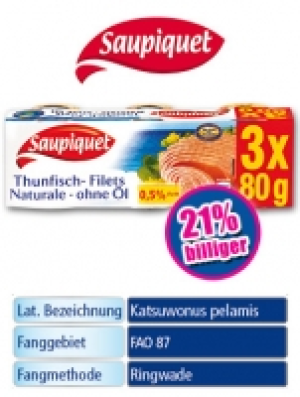 Thunfisch-Filets 2.49 €