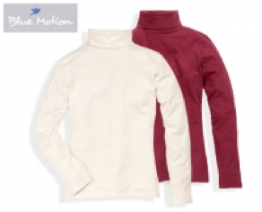 BLUE MOTION® 2 Rollkragenshirts 7.99 €